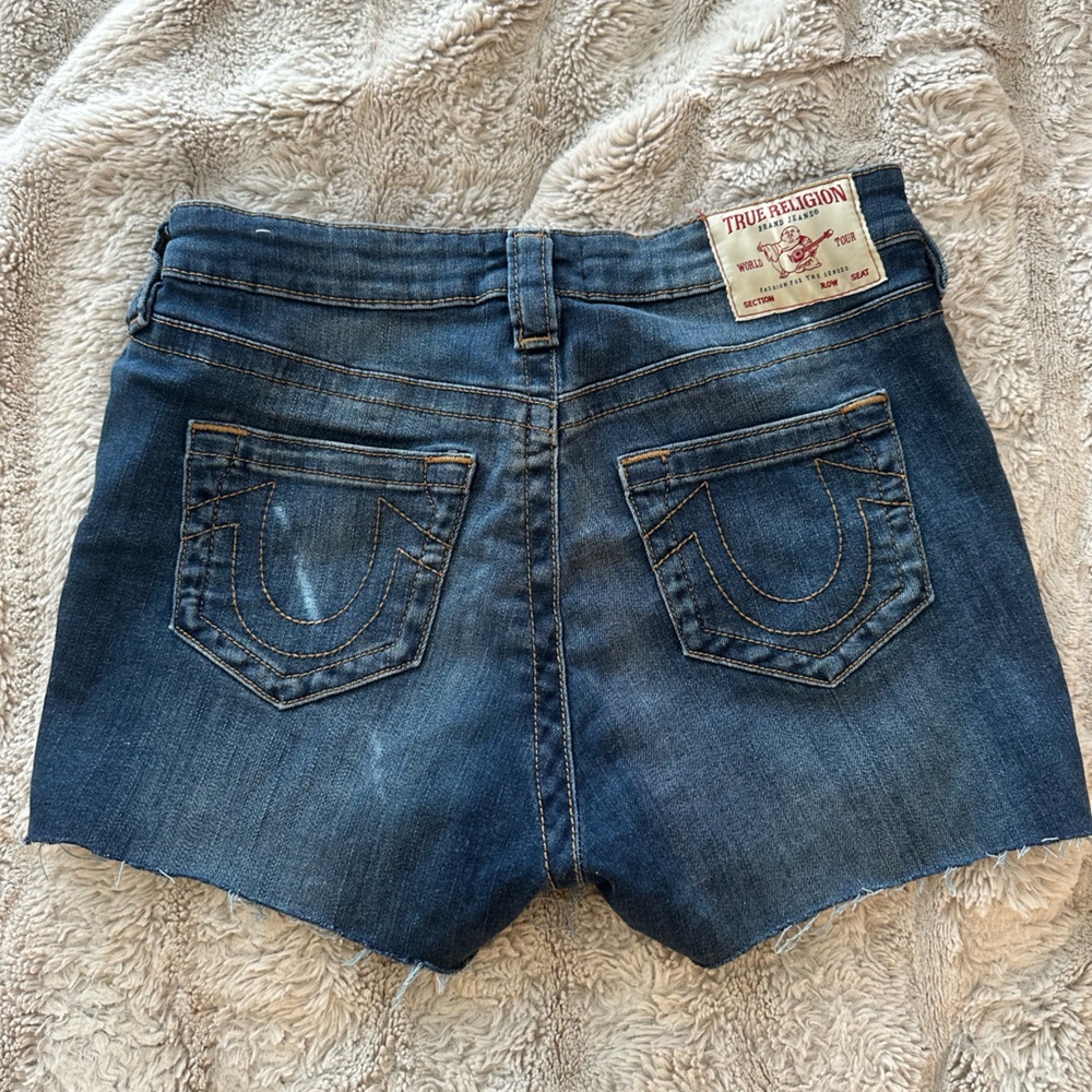True Religion Riley Denim Shorts Size 29